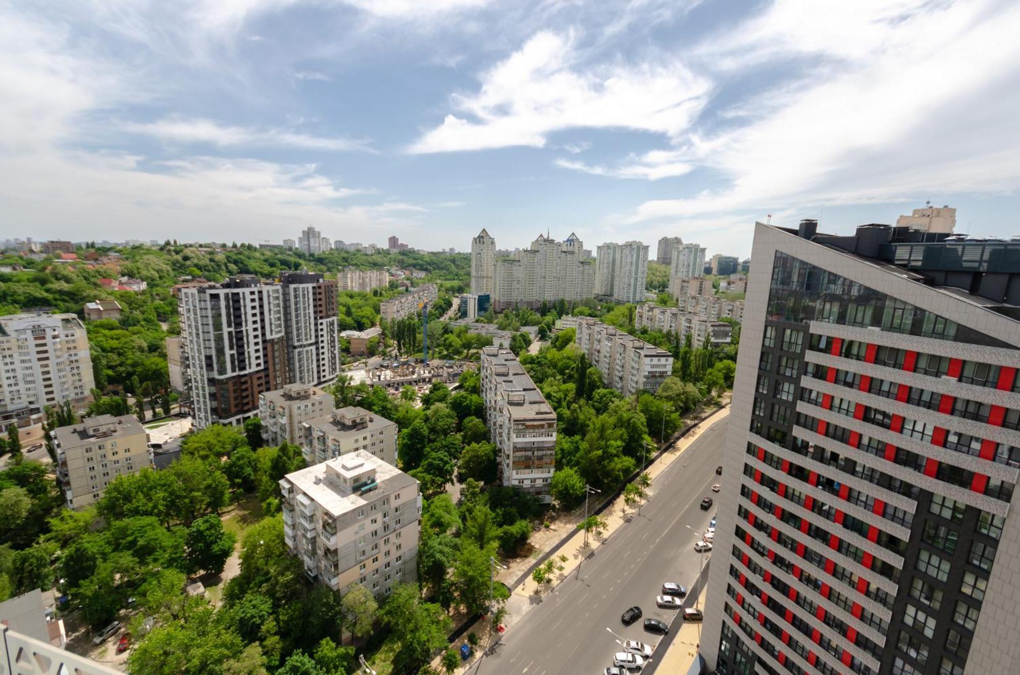 View Smart Apartment Kvartet Railway Station 4D キエフ エクステリア 写真